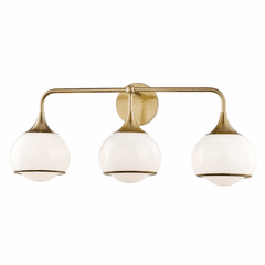 Mitzi Reese 3-LT Wall Sconce - Aged Brass - H281303-AGB