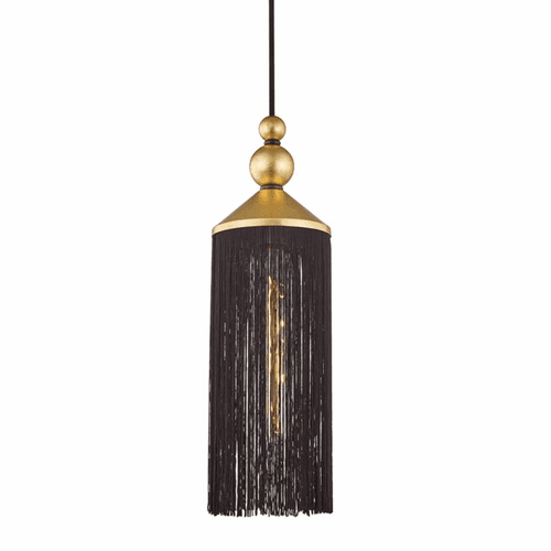 Mitzi Scarlett 1-LT Pendant - Gold Leaf/Black - H300701-GL/BK