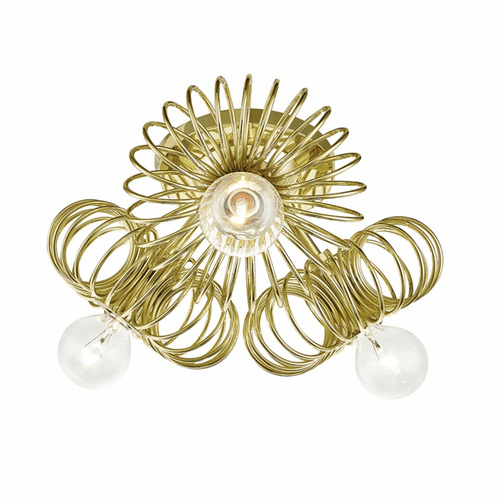 Mitzi Serena 3-LT Flush Mount - Polished Brass - H359603-PB