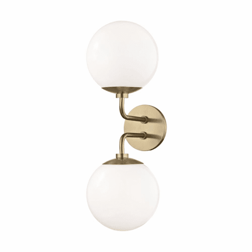 Mitzi Stella 2-LT Wall Sconce - Aged Brass - H105102-AGB