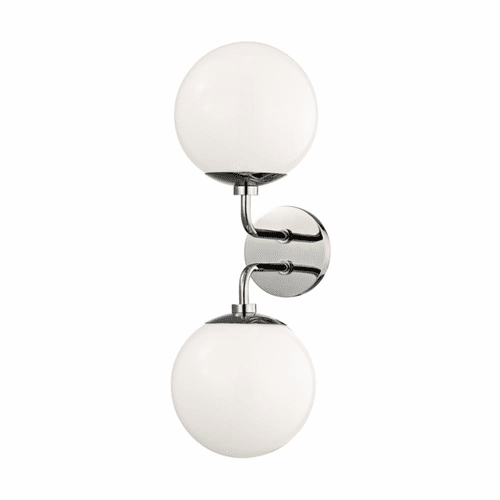 Mitzi Stella 2-LT Wall Sconce - Polished Nickel - H105102-PN