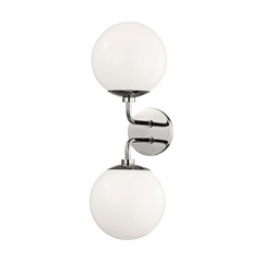 Mitzi Stella 2-LT Wall Sconce - Polished Nickel - H105102-PN