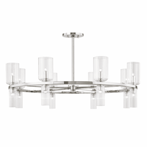 Mitzi Tabitha 16-LT Chandelier - Polished Nickel - H384816-PN