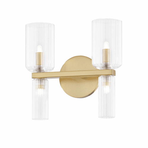Mitzi Tabitha 4-LT Bath Bracket - Aged Brass - H384302-AGB