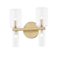 Mitzi Tabitha 4-LT Bath Bracket - Aged Brass - H384302-AGB