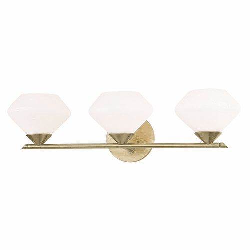 Mitzi Valerie 3-LT Bath Bracket - Aged Brass - H136303-AGB