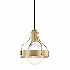 Mitzi Violet 1-LT Pendant - Aged Brass - H271701-AGB Mitzi Violet 1-LT Pendant - Aged Brass - H271701-AGB