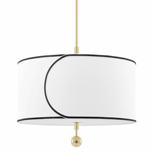 Mitzi Zara 3 Light Large Pendant - Aged Brass - H381701L-AGB