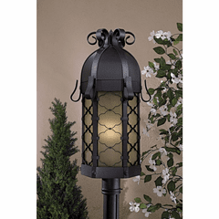 Montalbo 1-LT Outdoor Post Mount - Black - 9246-66-PL
