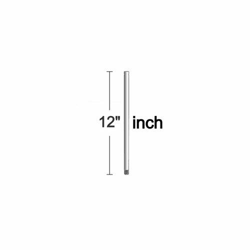 Monte Carlo 12" Downrod -White - DR12WH