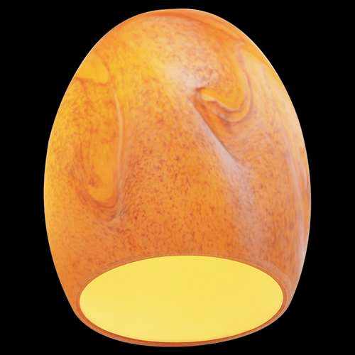 Monte Carlo 2-1/4" Neck Glass Amber Art G1051