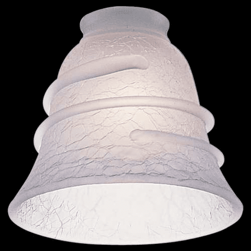 Monte Carlo 2-1/4" Neck Glass Light Frosted Crackle G860