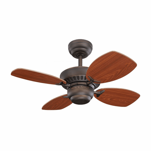 Monte Carlo 28" Colony II Ceiling Fan - Roman Bronze - 4CO28RB