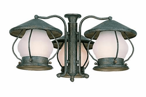 Monte Carlo 3-Light Nantucket Light Kit (Damp Location) Old Chicago MC87OC-L