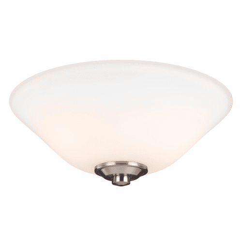 Monte Carlo 3-LT Candelabra Ceiling Fan Light Kit - Brushed Steel - MC242BS