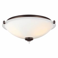 Monte Carlo 3-LT LED Ceiling Fan Light Kit - Roman Bronze - MC247RB Monte Carlo 3-LT LED Ceiling Fan Light Kit - Roman Bronze - MC247RB