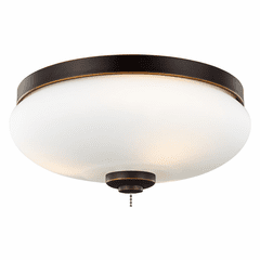 Monte Carlo 3-LT Outdoor LED Ceiling Fan Light Kit - Roman Bronze - MC246RB Monte Carlo 3-LT Outdoor LED Ceiling Fan Light Kit - Roman Bronze - MC246RB