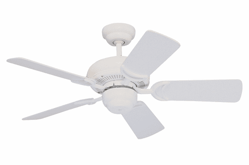 Monte Carlo 34" Designer Supreme III Fan -White - 5DS34WH
