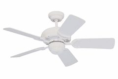 Monte Carlo 34" Designer Supreme III Fan -White - 5DS34WH