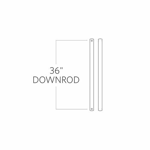 Monte Carlo 36" Downrod - Koa - DR36KOA