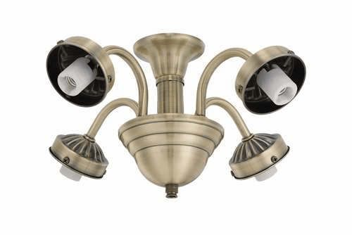 Monte Carlo 4-Light, 2-1/4" Neck Fitter Antique Brass MC183AB-L