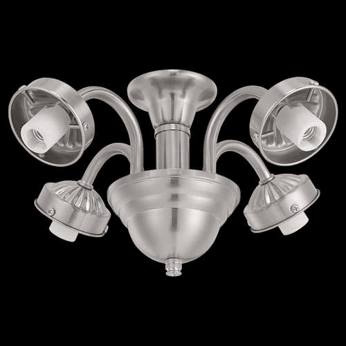 Monte Carlo 4-Light, 2-1/4" Neck Fitter Brushed Steel MC183BS-L