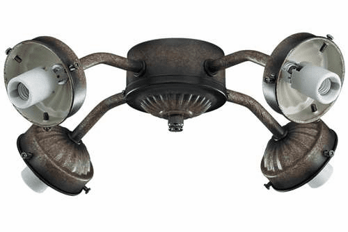 Monte Carlo 4-Light, 2-1/4" Neck Fitter Mediterranean Bronze MC37MB