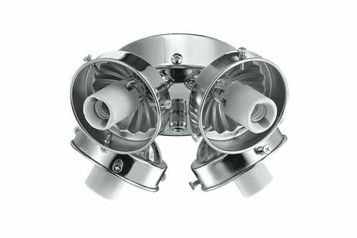 Monte Carlo 4-Light, 2-1/4" Neck Fitter Polished Nickel H4PN