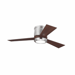 Monte Carlo 42" Clarity II Ceiling Fan - Brushed Steel - 3CLYR42BSD