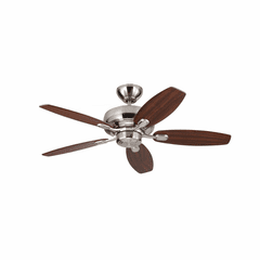 Monte Carlo 44" Centro Max II Ceiling Fan - Brushed Steel - 5CQM44BS