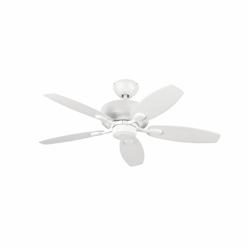 Monte Carlo 44" Centro Max II Ceiling Fan - Matte White w/White - 5CQM44RZW