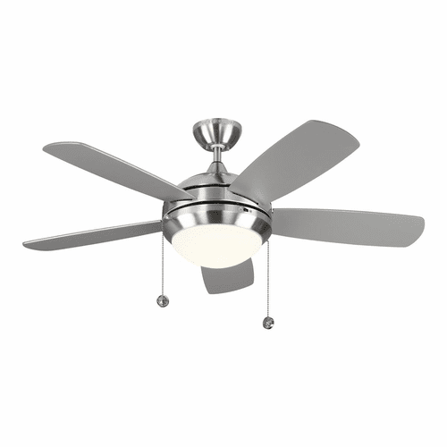 Monte Carlo 44" Discus Classic II Ceiling Fan - Brushed Steel - 5DIC44BSD-V1