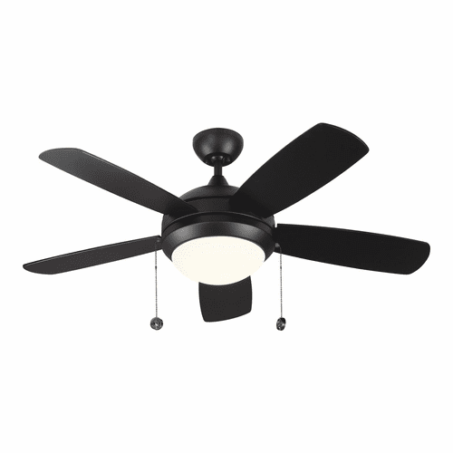 Monte Carlo 44" Discus Classic II Ceiling Fan - Matte Black - 5DIC44BKD-V1