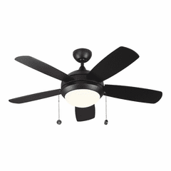 Monte Carlo 44" Discus Classic II Ceiling Fan - Matte Black - 5DIC44BKD-V1 Monte Carlo 44" Discus Classic II Ceiling Fan - Matte Black - 5DIC44BKD-V1