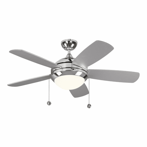 Monte Carlo 44" Discus Classic II Ceiling Fan - Polished Nickel - 5DIC44PND-V1
