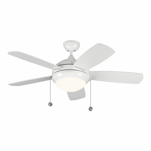 Monte Carlo 44" Discus Classic II Ceiling Fan - White - 5DIC44WHD-V1