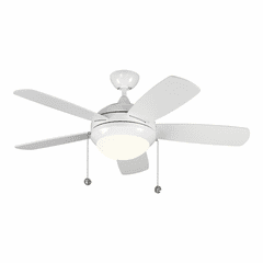 Monte Carlo 44" Discus Classic II Ceiling Fan - White - 5DIC44WHD-V1