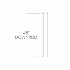 Monte Carlo 48" Downrod - Aged Pewter - DR48AGP