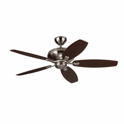 Monte Carlo 52" Centro Max Ceiling Fan - Brushed Steel - 5CQM52BS