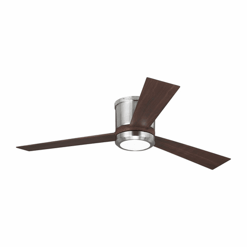 Monte Carlo 52" Clarity Ceiling Fan - Brushed Steel - 3CLYR52BSD-V1