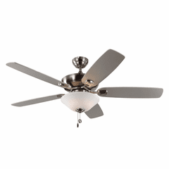 Monte Carlo 52" Colony Max Plus Ceiling Fan - Brushed Steel - 5COM52BSD