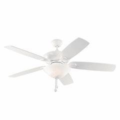 Monte Carlo 52" Colony Max Plus Ceiling Fan - Matte White - 5COM52RZWD Monte Carlo 52" Colony Max Plus Ceiling Fan - Matte White - 5COM52RZWD