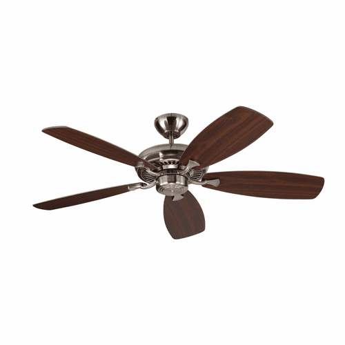 Monte Carlo 52" Designer Max Ceiling Fan - Brushed Steel - 5DM52BS