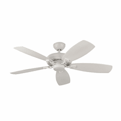Monte Carlo 52" Designer Max Ceiling Fan - Matte White w/White - 5DM52RZW