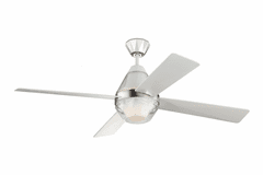 Monte Carlo 52" Diamond -Polished Nickel - 4DDR52PND Monte Carlo 52" Diamond -Polished Nickel - 4DDR52PND