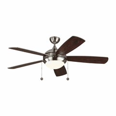 Monte Carlo 52" Discus Classic Ceiling Fan - Brushed Steel - 5DIC52BSD Monte Carlo 52" Discus Classic Ceiling Fan - Brushed Steel - 5DIC52BSD