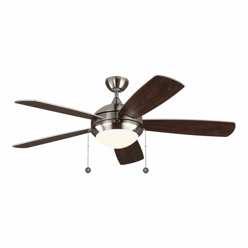 Monte Carlo 52" Discus Classic Ceiling Fan - Brushed Steel - 5DIC52BSD-V1