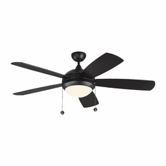 Monte Carlo 52" Discus Classic Ceiling Fan - Matte Black - 5DIC52BKD-V1 Monte Carlo 52" Discus Classic Ceiling Fan - Matte Black - 5DIC52BKD-V1