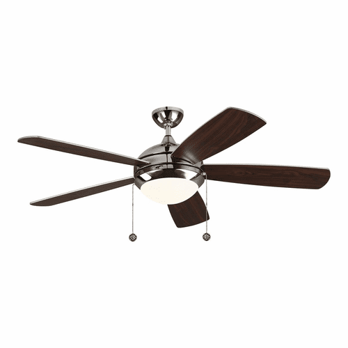 Monte Carlo 52" Discus Classic Ceiling Fan - Polished Nickel - 5DIC52PND-V1