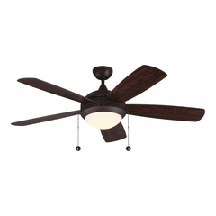 Monte Carlo 52" Discus Classic Ceiling Fan - Roman Bronze - 5DIC52RBD-V1